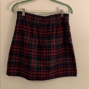 JCrew Factory Plaid Skirt
